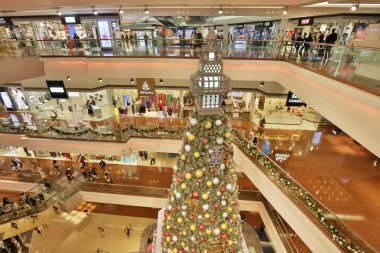  Noel ağacı Festivali yürüyüş alışveriş merkezinde 2017