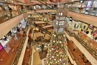  Noel ağacı Festivali yürüyüş alışveriş merkezinde 2017