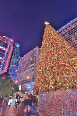xmas önce geceleri larget xmas ağacı 