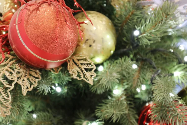 Straat in Hong Kong op de avond tevoren xmas — Stockfoto