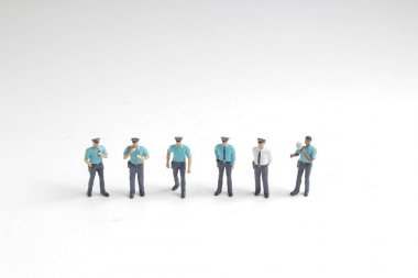 Polis şekil gemide grup