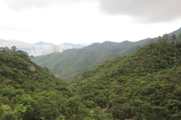 Mount Parker pohled východně od hong kong — Stock fotografie