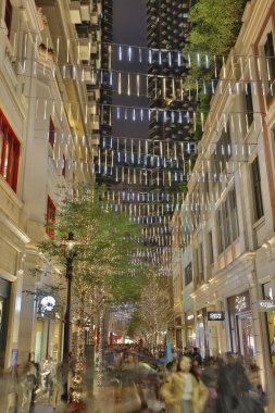  wan chai, dekorasyon ışık Noel Kutlamaları