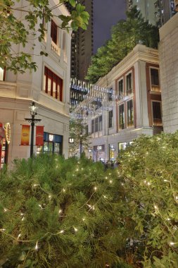  wan chai, dekorasyon ışık Noel Kutlamaları