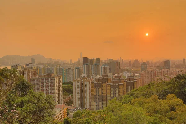 观塘以北的香港 — 图库照片