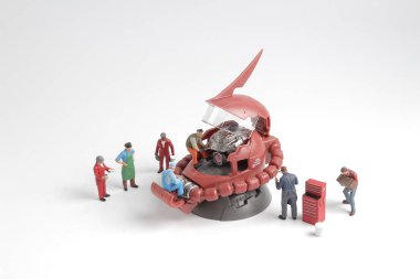 figürün Mini onarım Mobil silah 