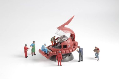 figürün Mini onarım Mobil silah 