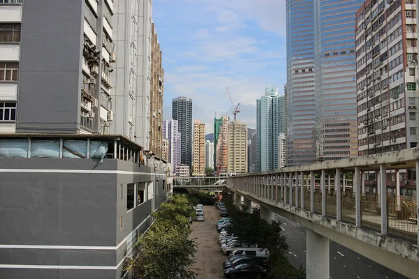 Het industriegebied op de Kwai Chung — Stockfoto