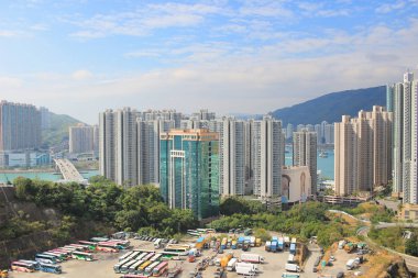 Kwai Tsing bölge hong Kong 2017