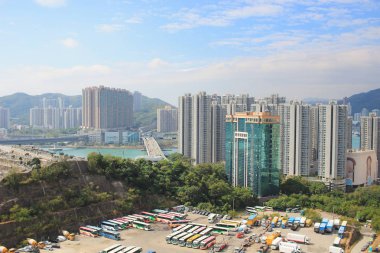 Kwai Tsing bölge hong Kong 2017