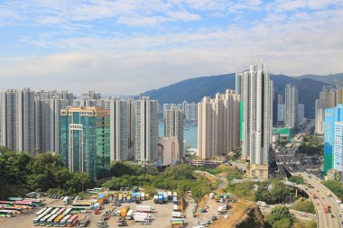 Kwai Tsing bölge hong Kong 2017