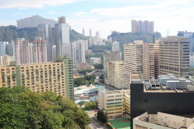 Kwai Fong, Tsuen Wan taslağı hk görünümünü