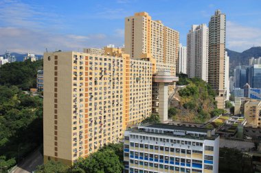 Kwai Fong, Tsuen Wan taslağı hk görünümünü