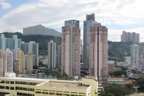 Residencial de edificio en el Kwai Fong —  Fotos de Stock