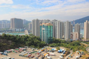 Kwai Tsing bölge hong Kong 2017