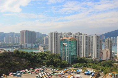 Kwai Tsing bölge hong Kong 2017