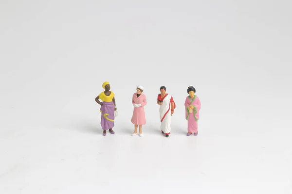 Il gruppo del Giocattolo, mini figure umane — Foto Stock