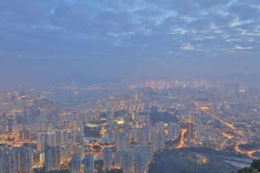 Kowloon aslan rock ülke Parkı'ndan görüntülemek