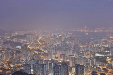 Kowloon aslan rock ülke Parkı'ndan görüntülemek