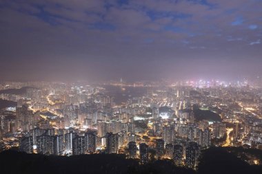 Kowloon aslan rock ülke Parkı'ndan görüntülemek