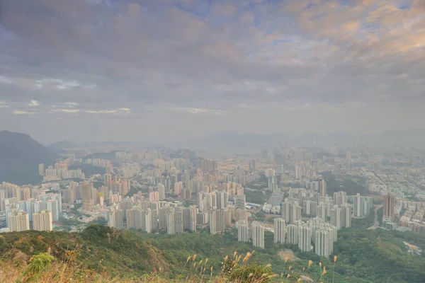从上面从香港的狮子山, 中国. — 图库照片