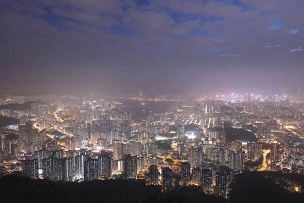 Vista de Kowloon desde el parque rural Lion Rock —  Fotos de Stock