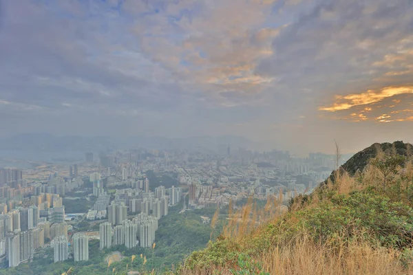 Lion Rock w Hong Kongu, China.2017 — Zdjęcie stockowe