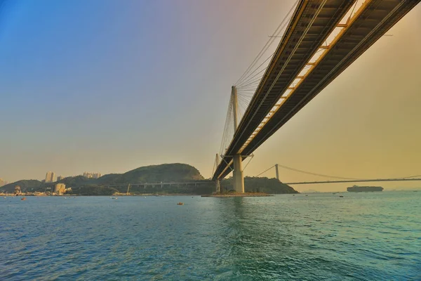 Ting-Kau-Brücke in Hongkong 2018 — Stockfoto