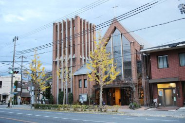 Kyoto Japonya 'da Maruta machi Dori