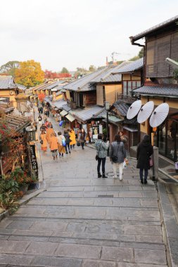 Higashiyama kent Kyoto, Japonya.