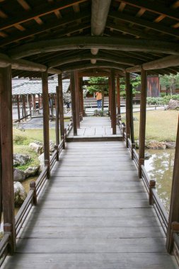 Bahçe Kyoto Kangetsu dai Köprüsü 