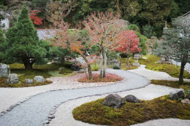 Konkai Komyoji tapınağın bulunduğu sakinleri düşmek 