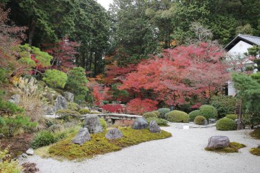 Konkai Komyoji tapınağın bulunduğu sakinleri düşmek 