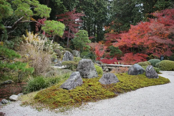 Chute Konkai Komyoji Position Temple Résidents — Photo