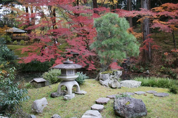 Закохатися Храмі Konkai Komyoji Позицію Жителів — стокове фото