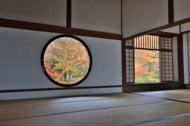 Genko Kyoto bir tapınakta karışıklık pencere