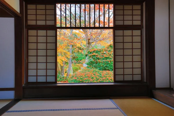 Janela Confusão Genko Templo Kyoto — Fotografia de Stock