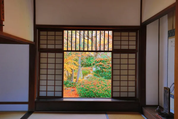 Janela Confusão Genko Templo Kyoto — Fotografia de Stock