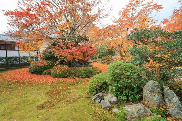 Zahrada Podzim Genko Chrám — Stock fotografie