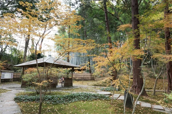 Giardino di autunno in Tempio di Konkai Komyoji kyoto — Foto Stock