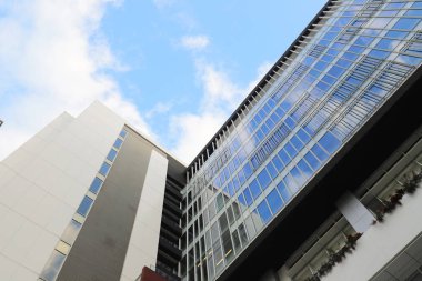 iş bölgesinde modern gökdelenlerin görünümü 