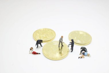 Hırsız hacker şekil bitcoins çalıyor