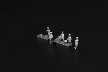 işlem Şef ile rakamlar pişirme şekil