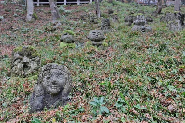 Ogród Rakan Lub Arakanu Otagi Nenbutsu — Zdjęcie stockowe