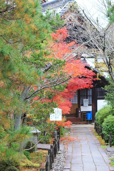 Enrian Saganisonin Monzen Atrakce Zenkoji Yamach — Stock fotografie