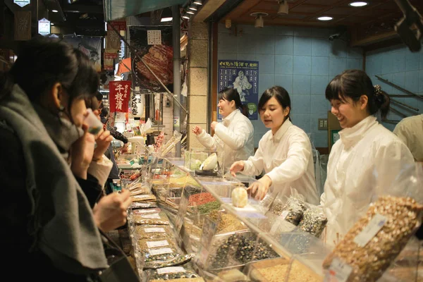 El Nishiki Market Alley, Kioto, Japón —  Fotos de Stock