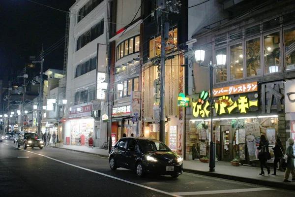 京都日本町的现代街道 — 图库照片