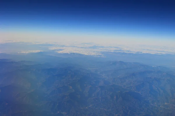 Vista aérea do japão, a bela paisagem — Fotografia de Stock