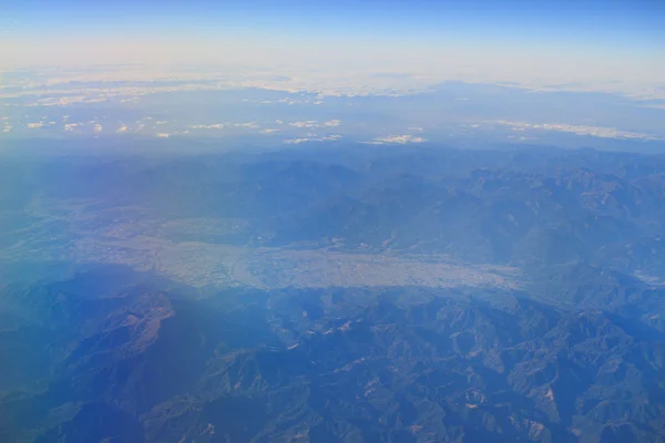 Вид з повітря на Япан, мальовничий краєвид. — стокове фото
