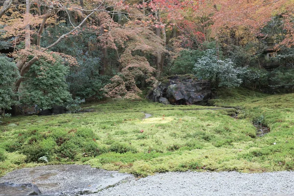 Jardin d'automne du temple Rurikoin, Kyoto, Japon — Photo